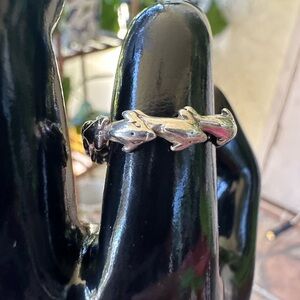 Silver Dolphin Design Ring